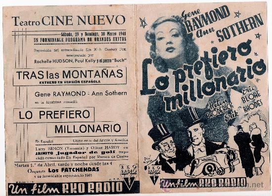 Cine: 175--lo prefiero millonario - Foto 1