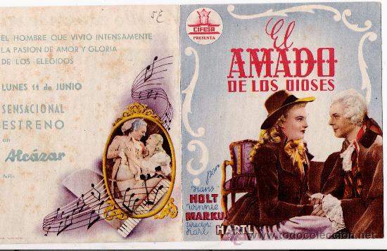 Cine: 176--el amado de los dioses - Foto 1