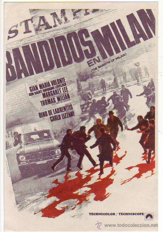 Cinema: bandidos en milan