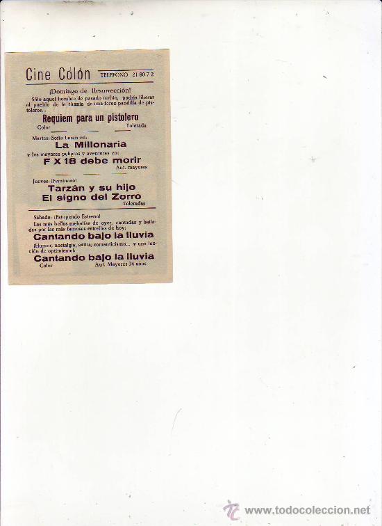 Cine: cantando bajo la lluvia - c/p - Foto 2