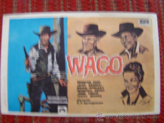 Cine: PROGRAMA. WACO, JANE RUSSELL, HOWARD KEEL. BRIAN DONLEVY, TERRY MOORE. S/P. - Foto 1