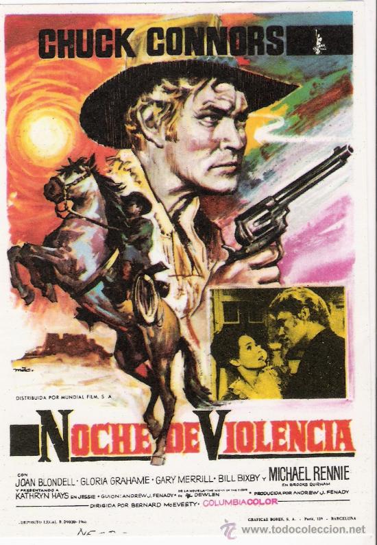 Foglietti di film di film antichi di cinema: noche de violencia