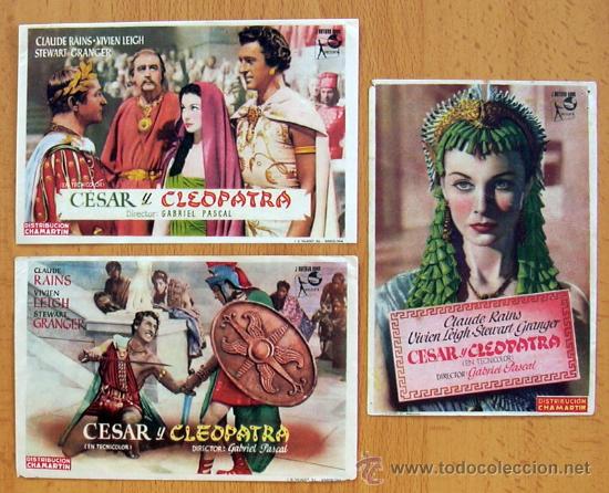 Cine: C&eacute;sar y Cleopatra - 3 programas diferentes - Con publicidad - Foto 1