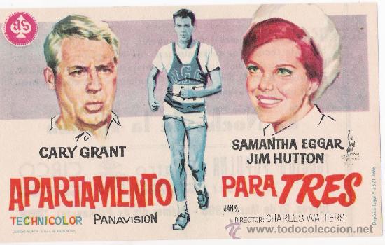 Flyers Publicitaires de Films Anciens: apartamento para tres