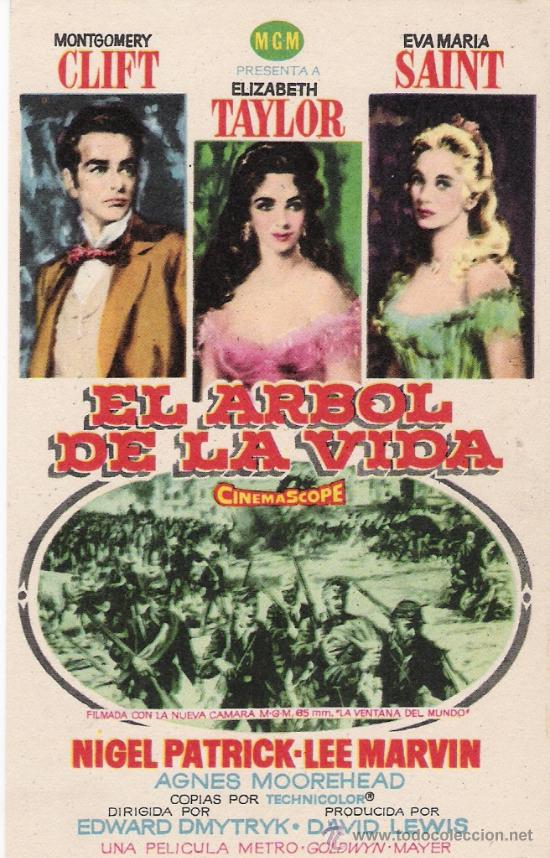 Flyers Publicitaires de Films Anciens: el arbol de la vida