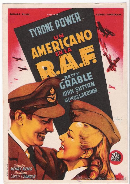 Cinema: un amaricano en la r.a.f