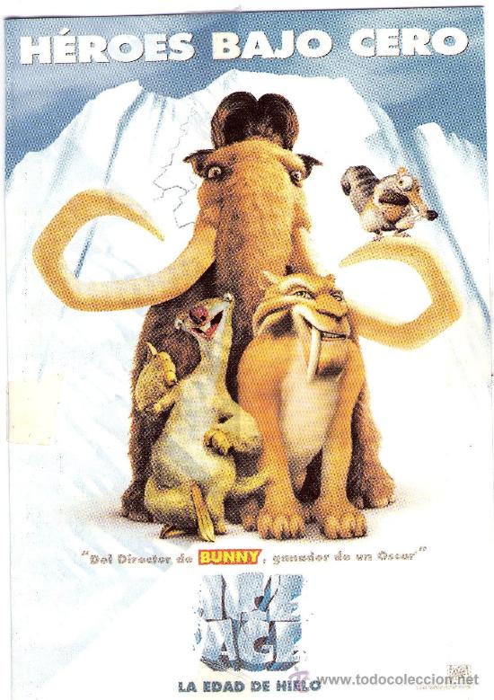 Cine: 958- POSTAL DEL FLM: LA EDAD DEL HIELO -ICE AGE - Foto 1