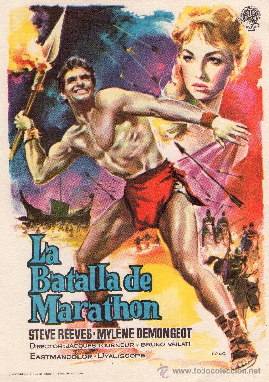 Flyers Publicitaires de Films Anciens: 968-LA BATALLA DE MARATHON