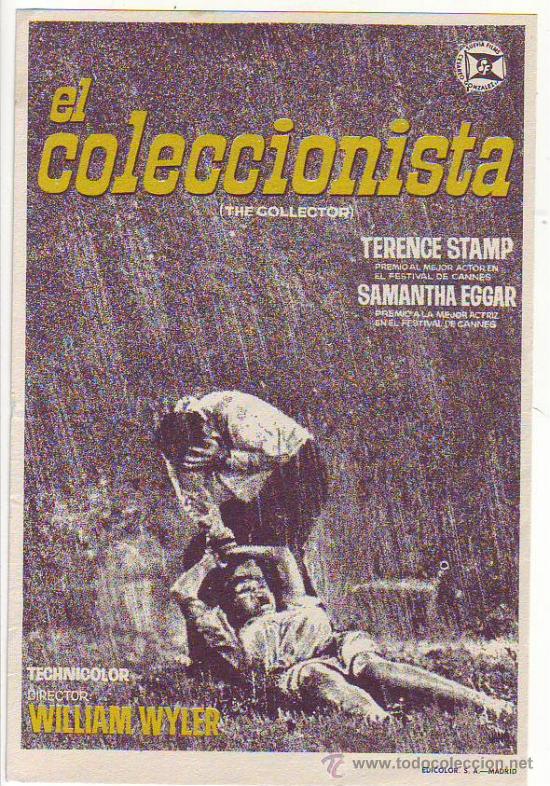 Cine: el coleccionista - terence stamp - samantha eggar