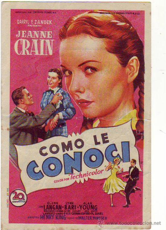 Cine: como le conoci - jeanne grain - c/p - Foto 1