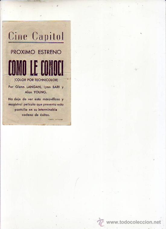Cine: como le conoci - jeanne grain - c/p - Foto 2