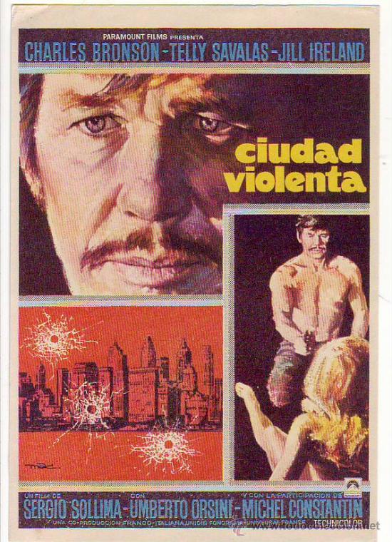 Cine: ciudad violenta - charles bronson - telly savalas - jill ireland