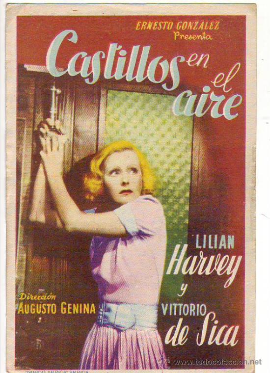 Cine: castillos en el aire - lilian harvey - vittorio de sica