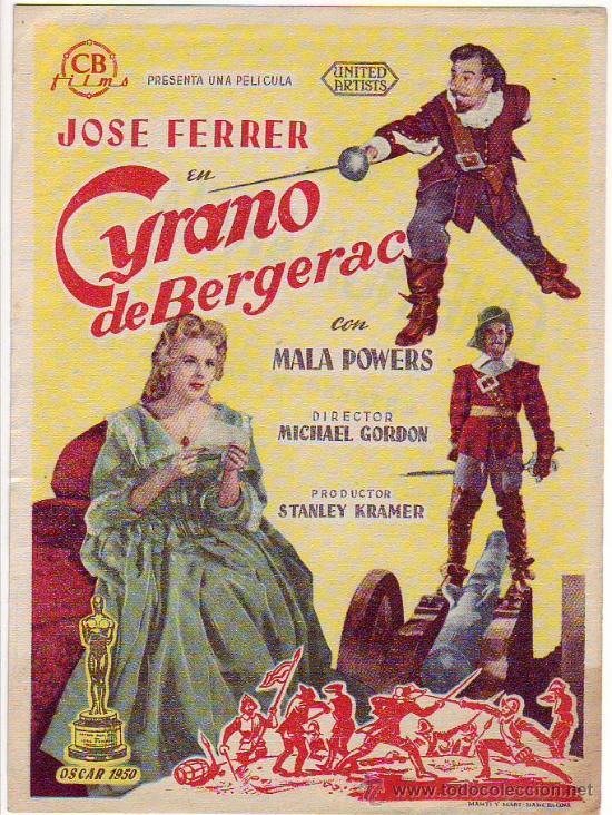 Cine: cyrano de bergerac - jose ferrer - Foto 1