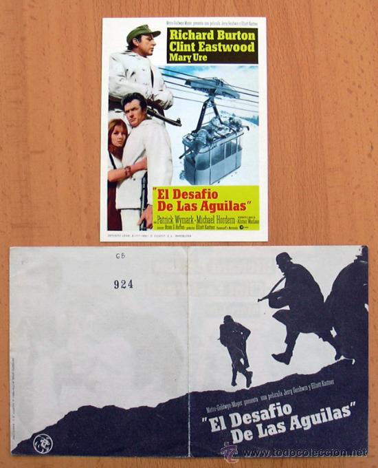Cine: El desafio de las &aacute;guilas - 2 programas diferentes - Con Publicidad - Foto 1