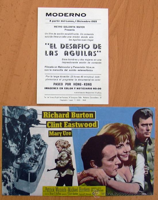 Cine: El desafio de las &aacute;guilas - 2 programas diferentes - Con Publicidad - Foto 2