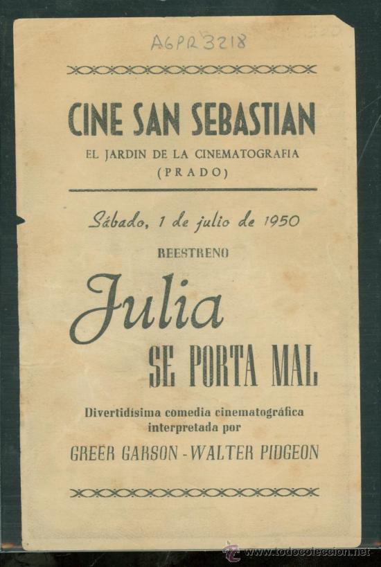 Cine: PROGRAMA DE CINE. JULIA SE PORTA MAL. - Foto 2
