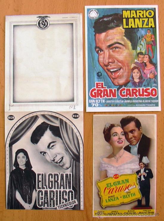 Cine: El gran Caruso - 3 programas diferentes - Con Publicidad - Foto 1