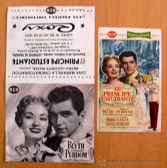 Cine: El principe estudiante - 2 programas diferentes - Con Publicidad - Foto 1