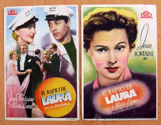 Cine: El rapto de Laura - 2 programas diferentes - Con Publicidad - Foto 1
