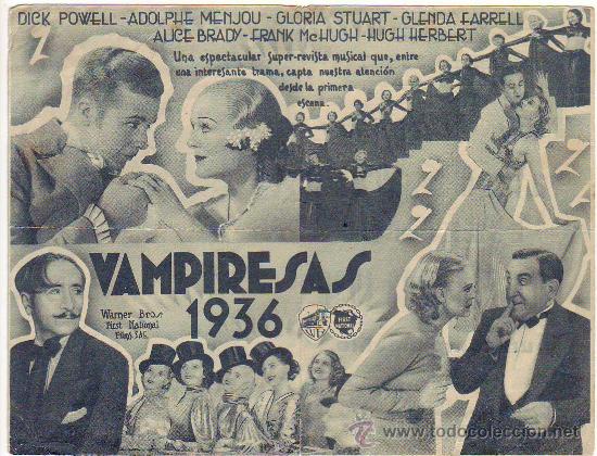 Cine: vampiresas 1936 - programa doble - c/p - Foto 2