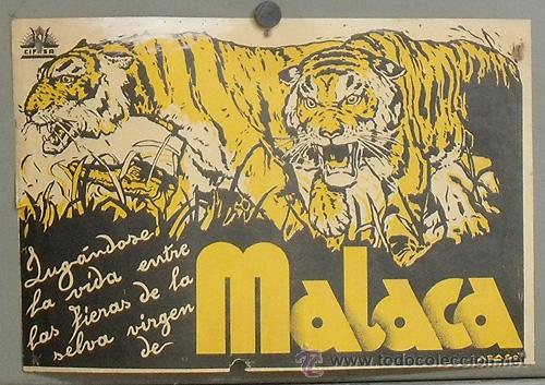 Cine: PTEB 102 MALACA PROGRAMA PASQUIN CIFESA CINE DOCUMENTAL - Foto 1