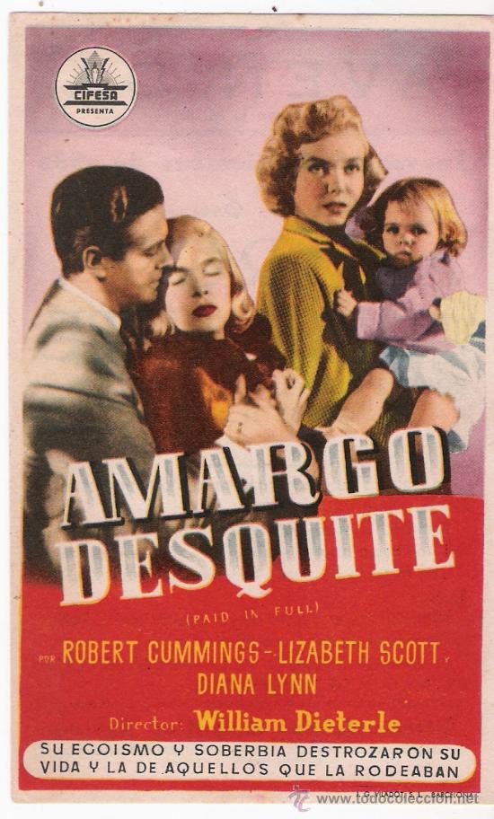 Cine: amargo desquite - Foto 1