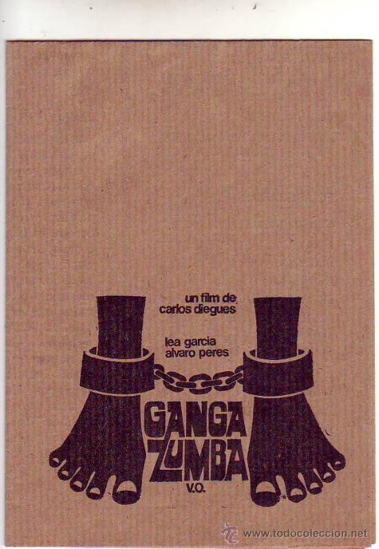 Cine: ganga zumba - antonio sampaio - luiza maranho - elcezer gomes - programa doble - c/p