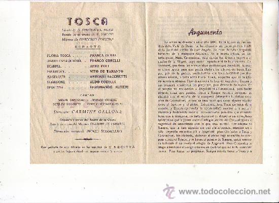 Cine: tosca - programa doble - Foto 2
