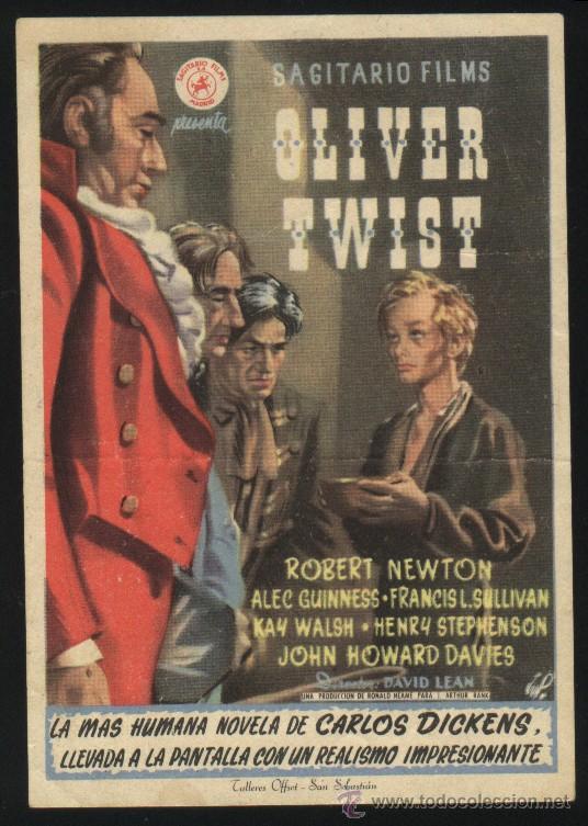 Cine: P-3694- OLIVER TWIST (Alec Guinness - Robert Newton - Francis L. Sullivan)
