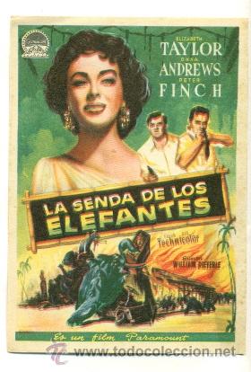 Cine: SENDA DE LOS ELEFANTES -  - PROGRAMA ORIGINAL SIN PUBLICIDAD - - Foto 1