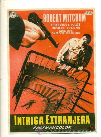 Cine: INTRIGA EXTRANJERA  - PROGRAMA ORIGINAL   CON   PUBLICIDAD - - Foto 1