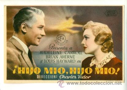 Cine: HIJO MIO , HIJO MIO   - PROGRAMA ORIGINAL   CON   PUBLICIDAD - - Foto 1