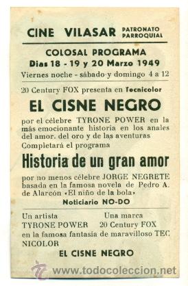 Cine: CISNE NEGRO   - PROGRAMA ORIGINAL   CON   PUBLICIDAD - - Foto 2