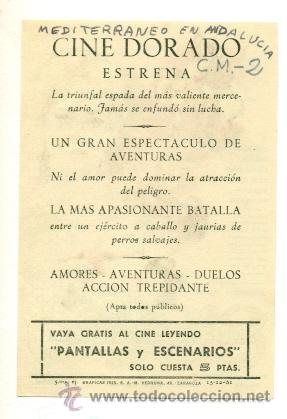 Cine: MERCENARIOS  - PROGRAMA ORIGINAL   CON   PUBLICIDAD - - Foto 2