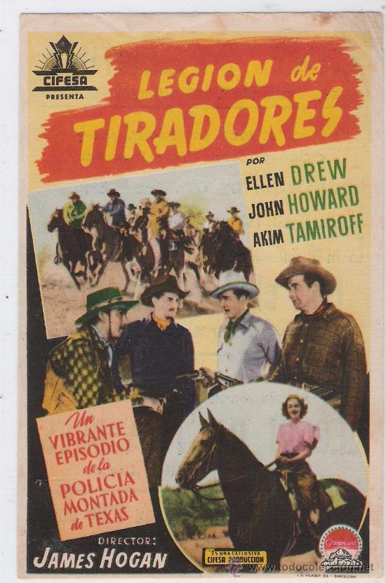 Cinema: 305--PROGRAMA legion de tiradores