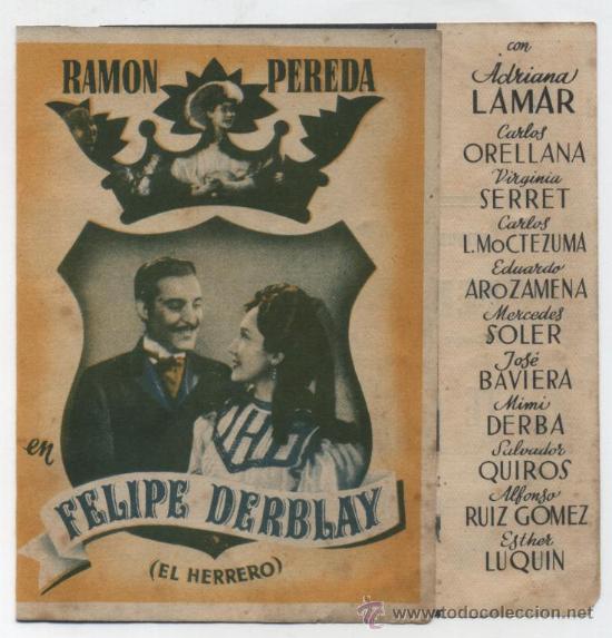 Cine: Felipe Derblay. Doble de Ballesteros. Cine Martinense. - Foto 1