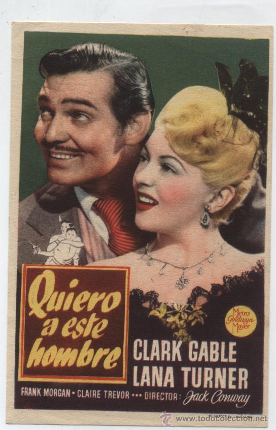 Cine: Quiero a este hombre. Sencillo de MGM. - Foto 1
