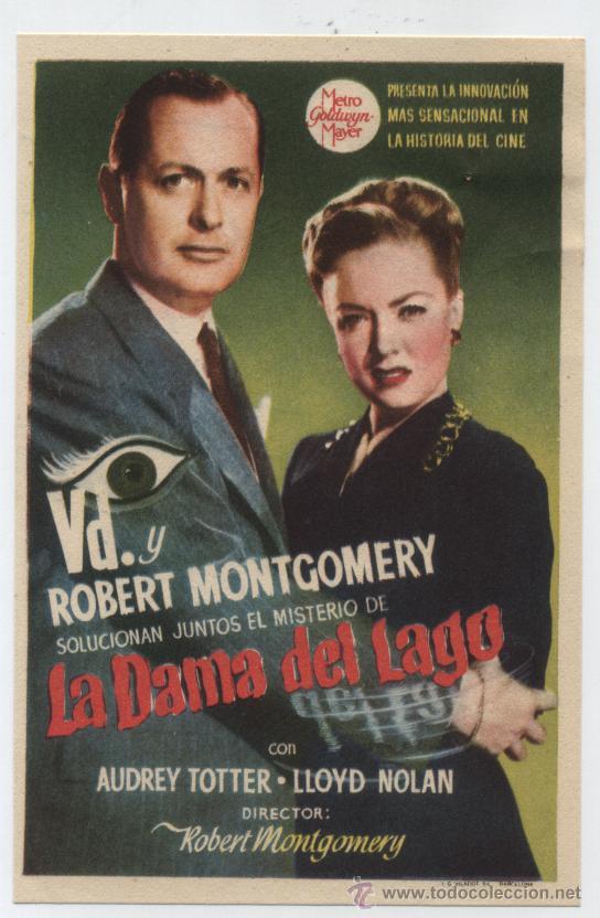 Cine: La Dama del lago. Sencillo de MGM. - Foto 1