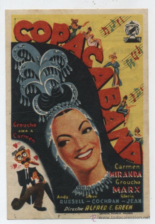 Cine: Copacabana. Sencillo. Cine Martinense. - Foto 1
