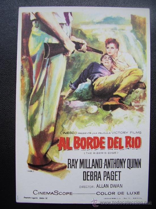 Cine: AL BORDE DEL RIO, RAY MILLAND, ANTHONY QUINN - Foto 1
