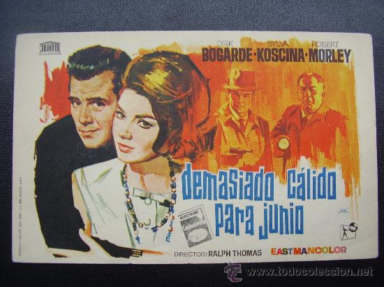 Cine: DEMASIADO CALIDO PARA JUNIO, DIRK BOGARDE - Foto 1