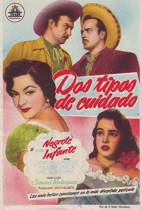 Foglietti di film di film antichi di cinema: dos tipos de cuidado