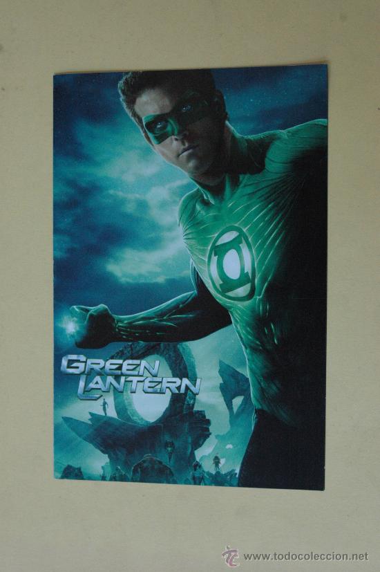 Cine: green lantern - programa cine doble -  publicidad merchandising - Foto 1