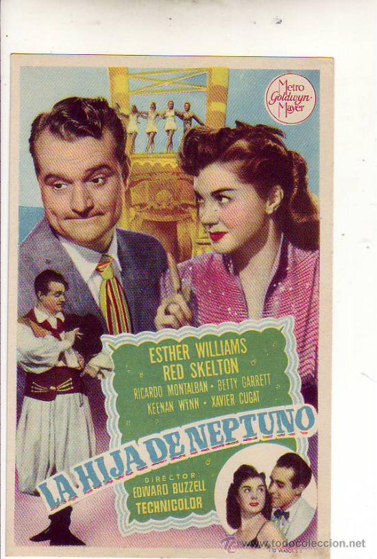 Cinema: la hija de neptuno - esther williams - red skelton