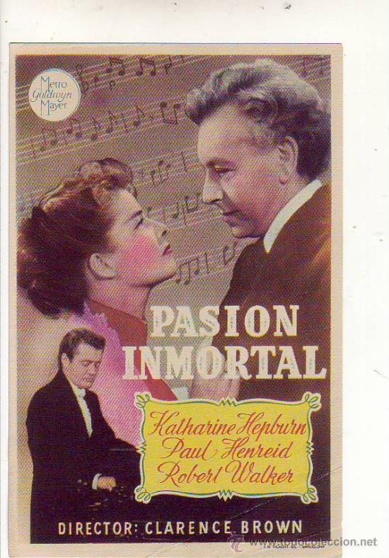 Cinema: pasion inmoral - katharine hepburn - paul henreid - robert walker