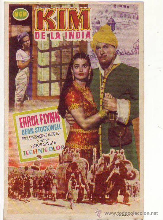 Cinema: kim de la india - errol flynn - dean stockwell