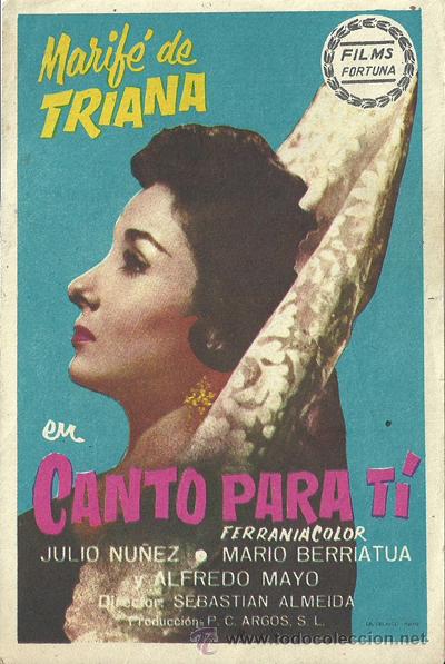 Cine: CANTO PARA TI - MARIFE DE TRIANA - Foto 1