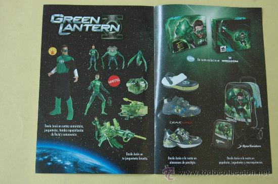 Cine: green lantern - programa cine doble -  publicidad merchandising - Foto 2