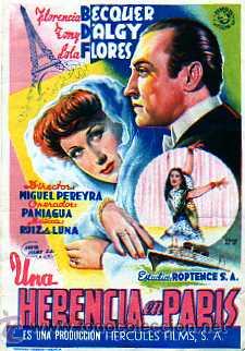 Cine: Programa de cine. Una herencia en Paris. Florencia Becquer. Migyel Pereyra. Estudios Pontence.